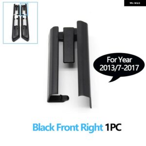 BMW LHD RHD カーシート レール スライディング トラック トリムカバー 5 5GT 7シリーズ F10 F18 F01 F02 F07 LCI 2013/7-2017 - Front Right Black