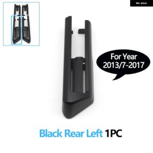 BMW LHD RHD カーシート レール スライディング トラック トリムカバー 5 5GT 7シリーズ F10 F18 F01 F02 F07 LCI 2013/7-2017 - Rear Left Black