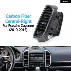 ポルシェ フロント中央空調ミドル AC ベントグリル フルアセンブリ カイエン 7P5 2010-15 - Carbon Central-Right