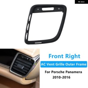 ポルシェ フロントコンソール リア空調 AC ベントグリル 外枠パネル パナメーラ 2010-2016 - Front Right