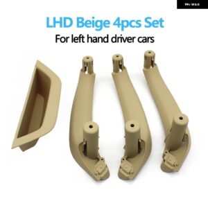 BMW LHD RHD 車フロントリア ドアインナーハンドルプルトリム ドアハンドル パネル X3 X4 F25 F26 2010-2016 - LHD　4PCS　Beige