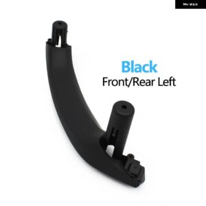 BMW LHD RHD 車フロントリア ドアインナーハンドルプルトリム ドアハンドル パネル X3 X4 F25 F26 2010-2016 - Left　Black