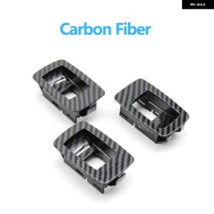 BMW 3個 フロントリア 助手席ドアウィンドウ スイッチ カバー パネルの交換 3シリーズ E90 E91 316 318 320 325 328I 2004-2012 - Carbon Fiber