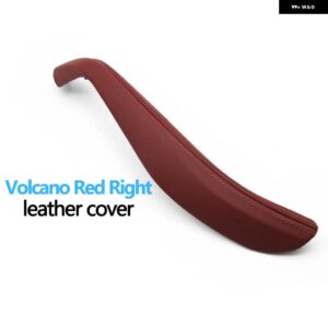 BMW インテリア ドアプル ハンドルレザーアウターカバー交換 5シリーズ G30 G31 F90 2018-23 - Volcano Red Right