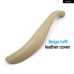 BMW インテリア ドアプル ハンドルレザーアウターカバー交換 5シリーズ G30 G31 F90 2018-23 - Beige Left