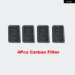 アウディ 2 穴エアフィルター VW ビートル A5 JETTA6 シャランティグアン NF Q3 8U シート アルハンブラアウターエアフィルター - 4 Pcs Black Filter