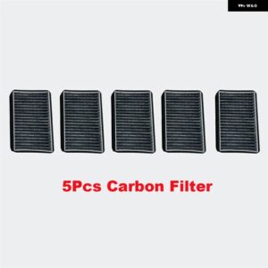アウディ 2 穴エアフィルター VW ビートル A5 JETTA6 シャランティグアン NF Q3 8U シート アルハンブラアウターエアフィルター - 5 Pcs Black Filter