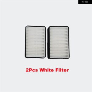 アウディ 2 穴エアフィルター VW ビートル A5 JETTA6 シャランティグアン NF Q3 8U シート アルハンブラアウターエアフィルター - 2 Pcs White Filter