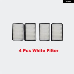 アウディ 2 穴エアフィルター VW ビートル A5 JETTA6 シャランティグアン NF Q3 8U シート アルハンブラアウターエアフィルター - 4 Pcs White Filter