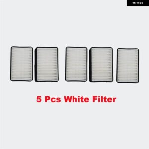 アウディ 2 穴エアフィルター VW ビートル A5 JETTA6 シャランティグアン NF Q3 8U シート アルハンブラアウターエアフィルター - 5 Pcs White Filter