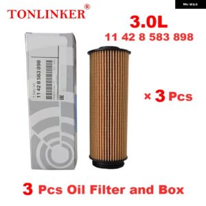 BMW エアフィルター キャビンフィルター オイルフィルター X5 G05 XDRIVE 25D 30D 40D M50D 40I 2018-22 カー - 3　Pcs　Filter　D