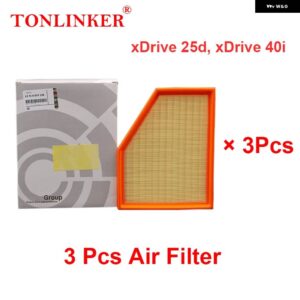 BMW エアフィルター キャビンフィルター オイルフィルター X5 G05 XDRIVE 25D 30D 40D M50D 40I 2018-22 カー - 3　Pcs　Filter　F