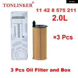 BMW エアフィルター キャビンフィルター オイルフィルター X5 G05 XDRIVE 25D 30D 40D M50D 40I 2018-22 カー - 3　Pcs　Filter　H