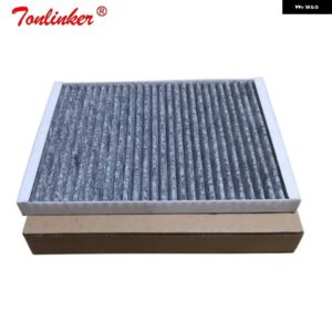 テスラ キャビンフィルター モデル S 75 75DAWD 90DAWD P90DAWD P100DAWD 2016-20 カーボンフィルター PM - 1 Pcs Cabin Filter