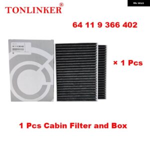 BMW キャビンフィルター 64119366402 5シリーズ M5 F90 S63B44TX 4.4L S63B44B 2018-22-モデルカー - 1　Pcs　Cabin　Filter