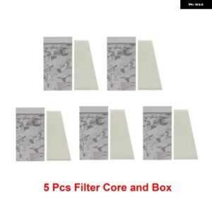 アウディ アウターキャビンフィルター A4 S4 RS4 B8 2008-16 車モデル 8KD819441 8KD819439 - 5 Pcs White Filter