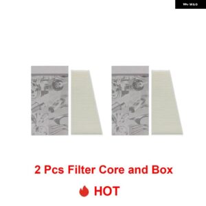アウディ アウターキャビンフィルター A4 S4 RS4 B8 2008-16 車モデル 8KD819441 8KD819439 - 2 Pcs White Filter