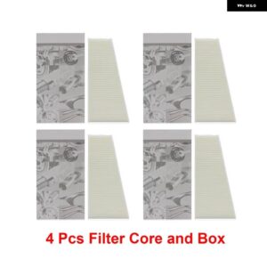 アウディ アウターキャビンフィルター A4 S4 RS4 B8 2008-16 車モデル 8KD819441 8KD819439 - 4 Pcs White Filter