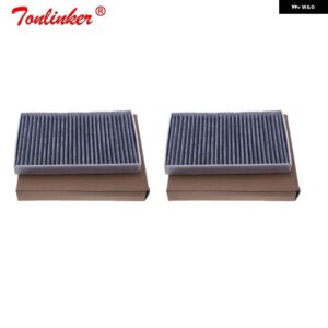 テスラ キャビンフィルター モデル S 60 60D 70 70D 85 85D P85D AWD 2013-19 カーボンフィルター OEM 10 - 2 Pcs Cabin Filter