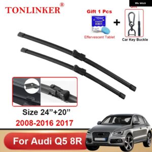 アウディ ワイパーブレード Q5 8R 2008-2014-16 カーフロントリア ワイパーブレードブラシ - 2 Pcs Wiper Blades