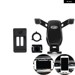 アウディ 自動車電話ホルダー Q5 クワトロ 8R 2010-16 車携帯ブラケット 重力 GPS 携帯スタンド - Horizontal Vertical