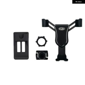 アウディ 自動車電話ホルダー Q5 クワトロ 8R 2010-16 車携帯ブラケット 重力 GPS 携帯スタンド - black