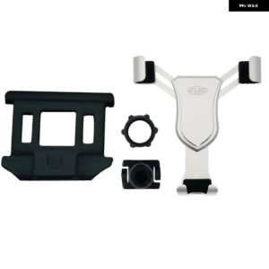 アウディ 自動車電話ホルダー Q5 スポーツバック 2018-23 携帯ブラケット 重力 GPS 携帯電話スタンド - Silver