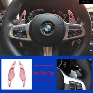 BMW シフトパドル X3 G01 X4 G02 X5 G05 X6 G06 X7 G07 M5 F90 Z4 G29 X3M F97 X4M F98 X5M F95 X6M F96 XDRIVE ステアリング ホイール DSG - Pink