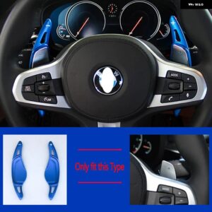 BMW シフトパドル X3 G01 X4 G02 X5 G05 X6 G06 X7 G07 M5 F90 Z4 G29 X3M F97 X4M F98 X5M F95 X6M F96 XDRIVE ステアリング ホイール DSG - blue