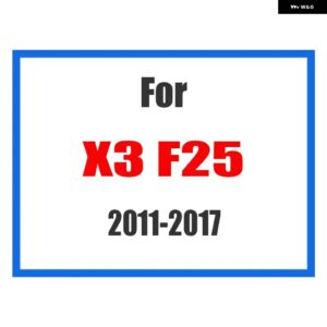 BMW 3個 フロントグリル トリムスポーツストリップカバー ステッカー X1 F48 E84 X3 F25 X5 F15 E70 X4 F26 X6 E71 F16 - X3 F25 2011-2017