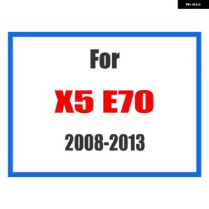 BMW 3個 フロントグリル トリムスポーツストリップカバー ステッカー X1 F48 E84 X3 F25 X5 F15 E70 X4 F26 X6 E71 F16 - X5 E70 2008-2013