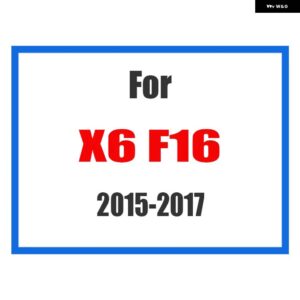 BMW 3個 フロントグリル トリムスポーツストリップカバー ステッカー X1 F48 E84 X3 F25 X5 F15 E70 X4 F26 X6 E71 F16 - X6 F16 2015-2016