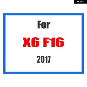 BMW 3個 フロントグリル トリムスポーツストリップカバー ステッカー X1 F48 E84 X3 F25 X5 F15 E70 X4 F26 X6 E71 F16 - X6 F16 2017
