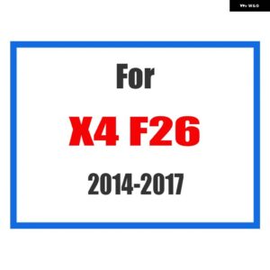 BMW 3個 フロントグリル トリムスポーツストリップカバー ステッカー X1 F48 E84 X3 F25 X5 F15 E70 X4 F26 X6 E71 F16 - X4 F26 2014-2017