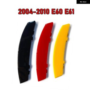BMW 3個 ABS M/ドイツカラーカーレースグリル ストリップトリムクリップ 5シリーズ E60 G30 F10 E39 F07 F11 G31 2021 2020 - 04-10 E60 Germany