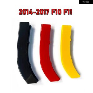 BMW 3個 ABS M/ドイツカラーカーレースグリル ストリップトリムクリップ 5シリーズ E60 G30 F10 E39 F07 F11 G31 2021 2020 - 14-17 F10 Germany