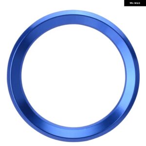 BMW アルミ トリムステアリング ホイールカバー ロゴリング X5 E53 E70 F15 X6 E71 F16 X1 E84 F48 X3 E83 F25 X4 F26 M - blue