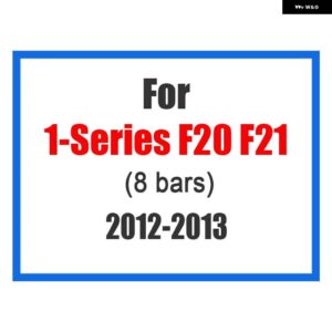 BMW 3個 フロントグリル トリムスポーツストリップカバー ステッカー 1シリーズ F20 F21 F52 Z4 F01 G11 G12 M 電源 - F20-8bars-2012-2013
