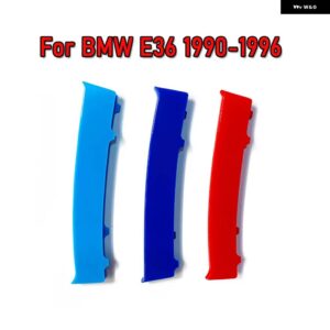 BMW 3個 ABS 車グリル ステッカー ストリップカバー トリムクリップ 1990-1995 3シリーズ E36 1996-99 M スタイル - 1990-1995 E36