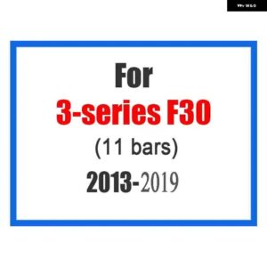 BMW 3個 ABS M/ドイツカラーカーレースグリル ストリップトリムクリップ G20 G21 F30 F31 3シリーズ 2020 2021 2022 2013-2019 - 13-19 F30F31-11 M