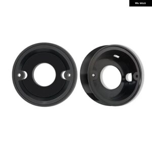 ランドローバー 2個 95MM ライト台座ブラックフロントリア ライトベース ディフェンダー用 - 1pair black