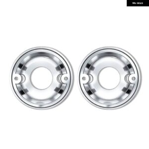 ランドローバー 2個 95MM ライト台座ブラックフロントリア ライトベース ディフェンダー用 - 1pair chrome