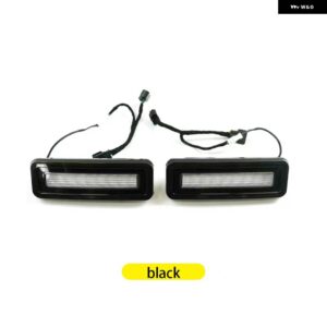 ランドローバー ディフェンダー 2020 2021 2022 リア LED バンパー リフレクター テール ブレーキ ストップライトウィンカー ランプカー - style 1 black