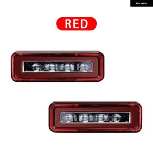 ランドローバー ディフェンダー 2020 2021 2022 リア LED バンパー リフレクター テール ブレーキ ストップライトウィンカー ランプカー - style 2 red