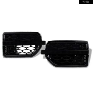 ランドローバー ABS エアベントサイドベントグリル ディスカバリー 4 LR4 吸気フェンダー アウトレット 換気部品 2010-2016 - 1pair black