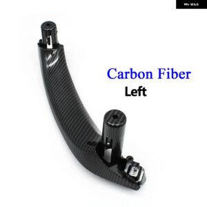 BMW LHD 4個 セット インテリア 車インナー ドアハンドル カバー パネル交換 51417250307 X3 X4 F25 F26 2010-2016 - Left Carbon Fiber