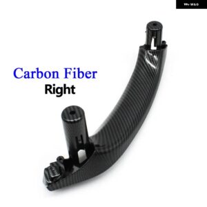 BMW LHD 4個 セット インテリア 車インナー ドアハンドル カバー パネル交換 51417250307 X3 X4 F25 F26 2010-2016 - Right Carbon Fiber