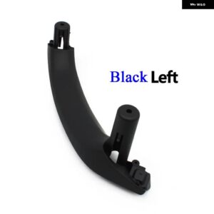 BMW LHD 4個 セット インテリア 車インナー ドアハンドル カバー パネル交換 51417250307 X3 X4 F25 F26 2010-2016 - Left- Black