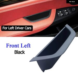 BMW LHD 4個 セット インテリア 車インナー ドアハンドル カバー パネル交換 51417250307 X3 X4 F25 F26 2010-2016 - Front Left Black