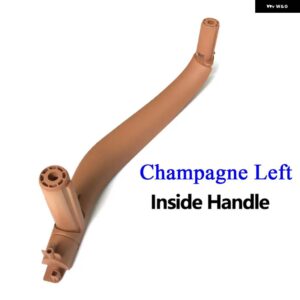 BMW 車黒ベージュ助手席ドアインナーハンドルパネルカバー トリム交換 X5 X6 F15 F16 2014-2018 51417292243 - Champagne Left